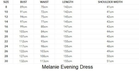 Melanie Evening Dress