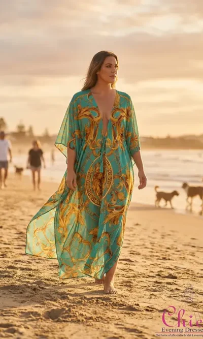 Chain Long Kimono