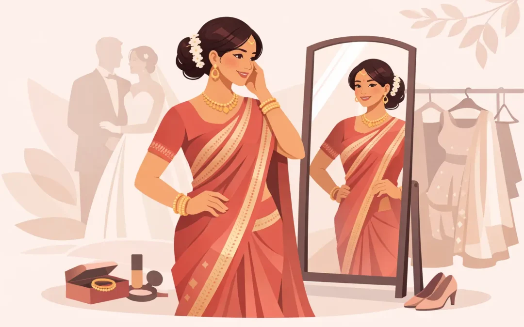 How to Wear Wedding Saree With Confidence