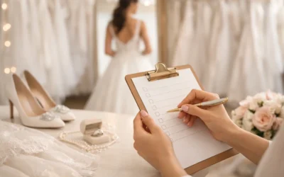Bridal Wear Shopping Checklist for Brides
